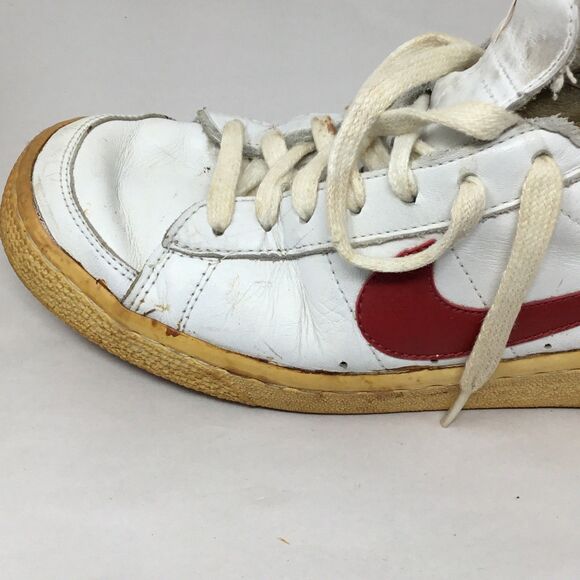 Vtg 1981 Nike Bruin Leather OG Gum Tan Sole Made In Korea ST Seonghwa Men\'s 8.5 main image 11
